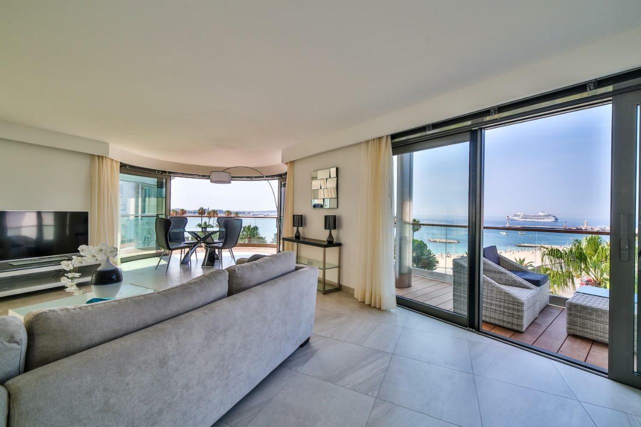 7 Croisette Lägenhet Cannes Rum bild